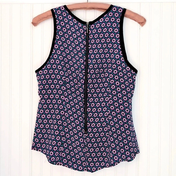 Designer Y2K Nanette Lepore Silk Keyhole Tank Top 4 S - Picture 4 of 4